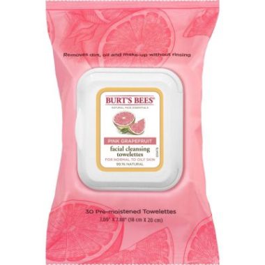 Facial Cleansing Towelettes Pink Grapefruit 